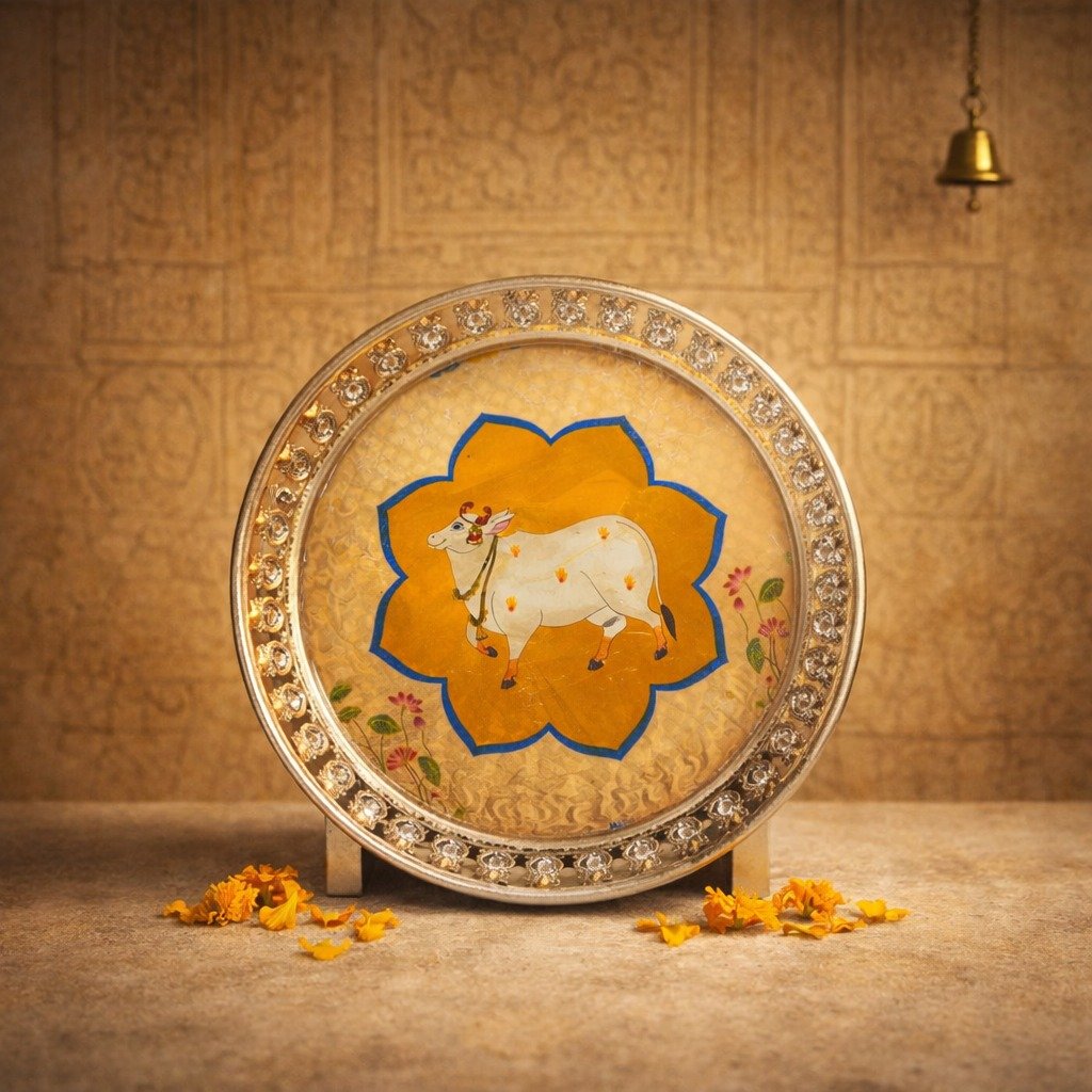 Brass Ganesh Idol - 3 inch